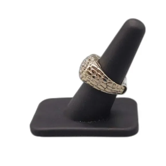 14KT WHITE GOLD 13.70G DIAMOND 1.00CTW SIZE 7.50 (124980-3)